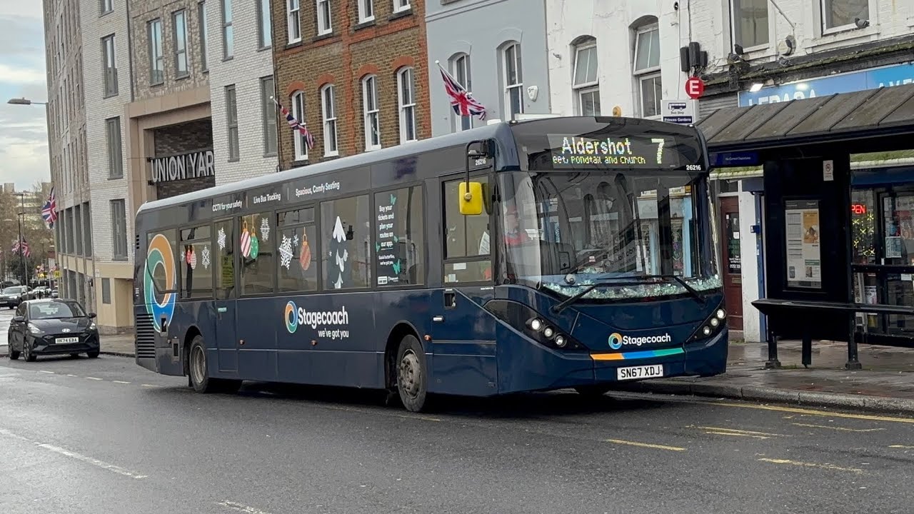 Buses in Aldershot December 2025