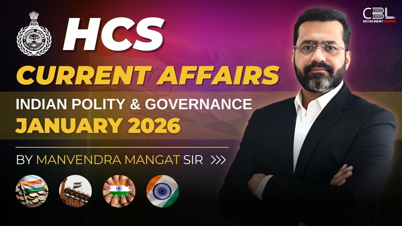 Indian Polity & Governance Current Affair January 2026