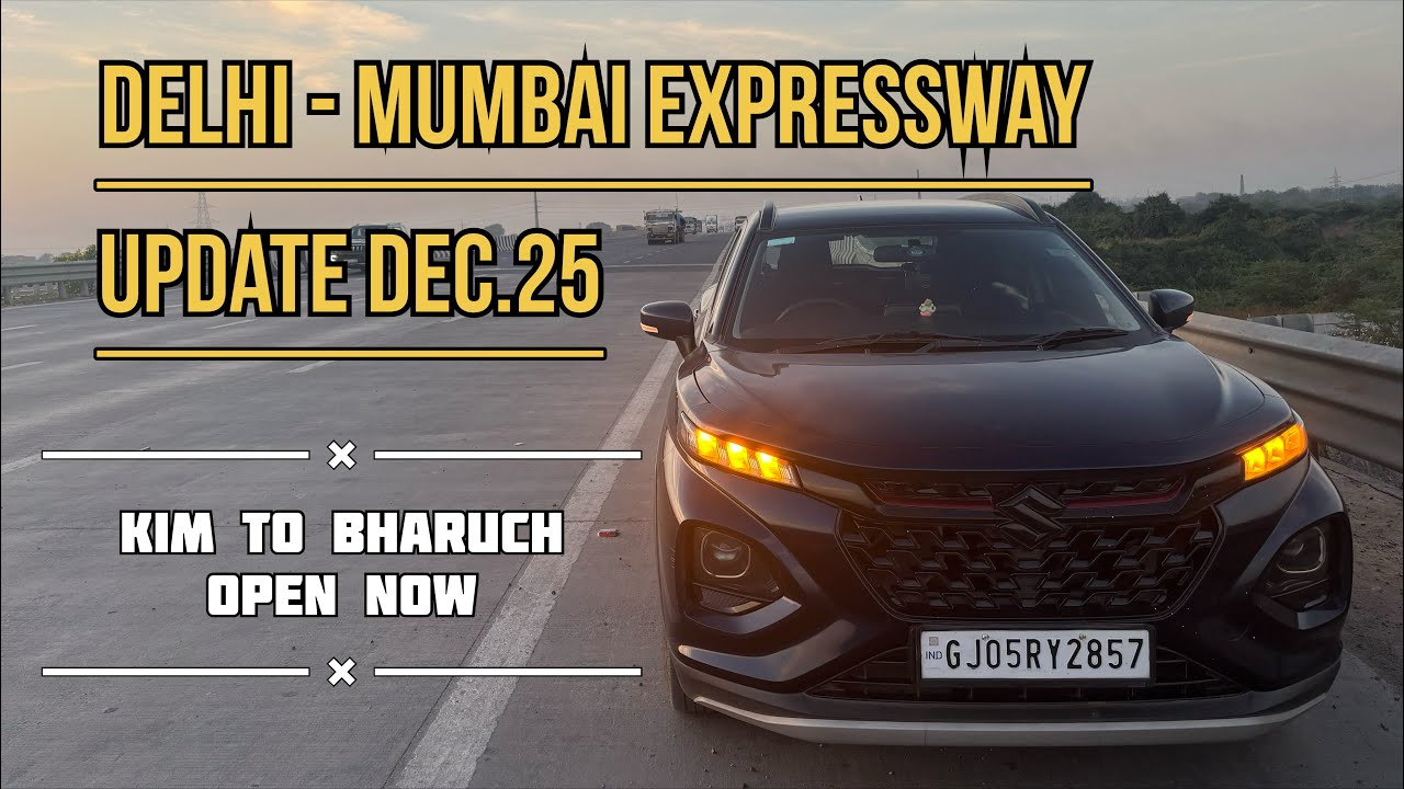 POV DRIVE | Delhi Mumbai expressway latest update | Kim to Bharuch section package 05 | OM 2857