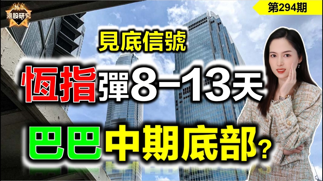 【恆指下週點睇】294期 I 恆指將迎來8-13天反彈？巴巴時空共振，中期底部？#港股 #恆指 #阿里巴巴 #石油 #黃金