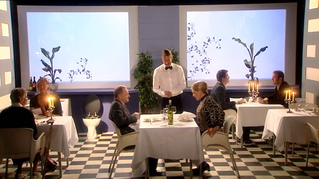 Poepen bij het eten | Ober | Het Klokhuis