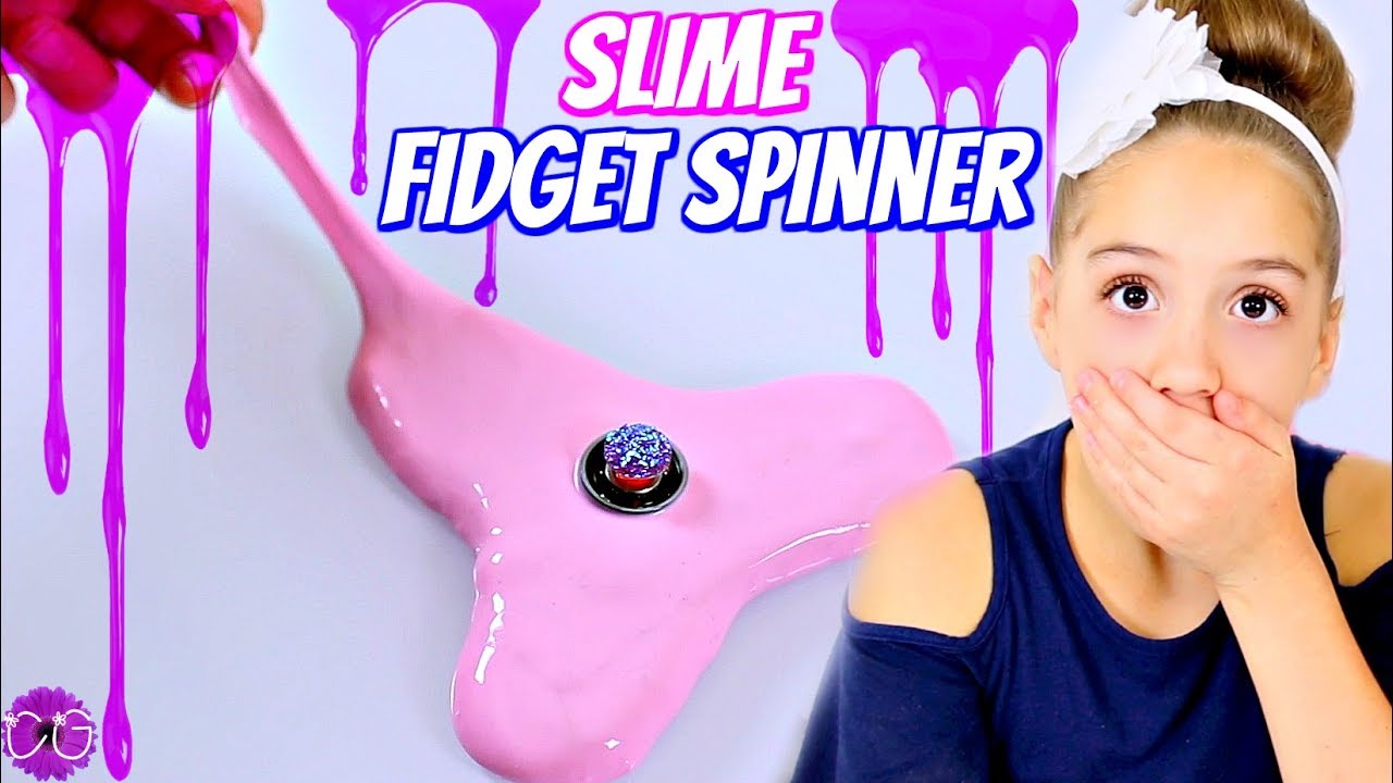 DIY SLIME FIDGET SPINNER!  WILL IT WORK?!!