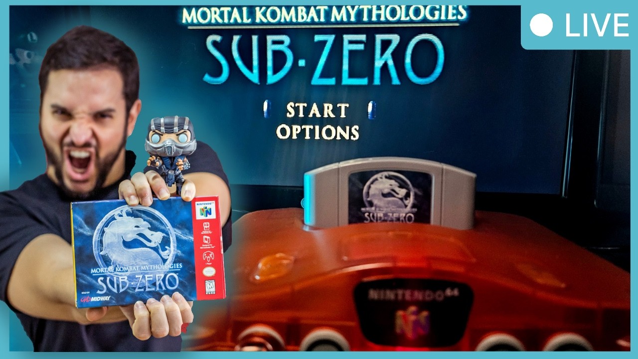 Mortal Kombat Mythologies - Sub-Zero - (NINTENDO 64) DIRETO DO CONSOLE - SlOWRUN