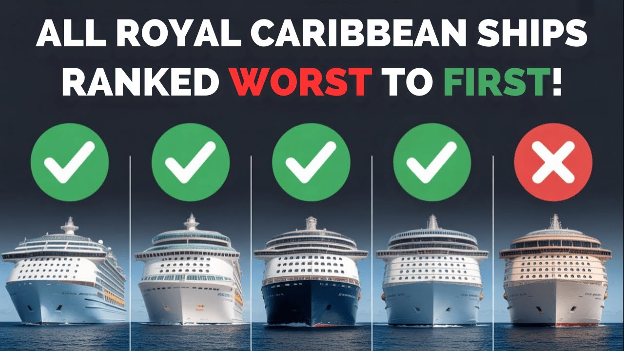 EVERY Royal Caribbean Cruise Ship RANKED Worst to First!