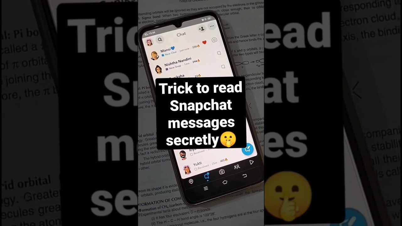Secret trick to read Snapchat messages 👻| Grow with Tech