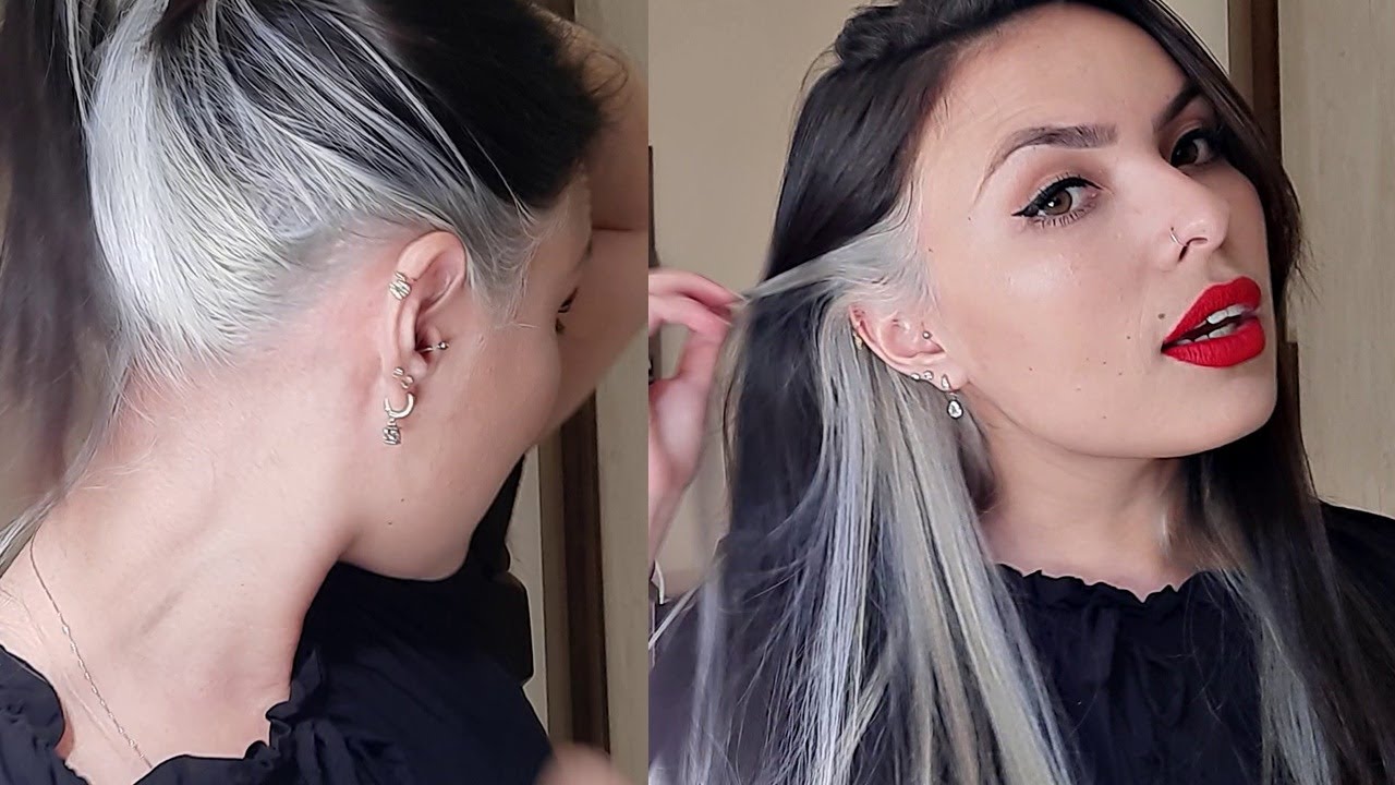 COMO FAZER MECHAS BRANCAS NO CABELO