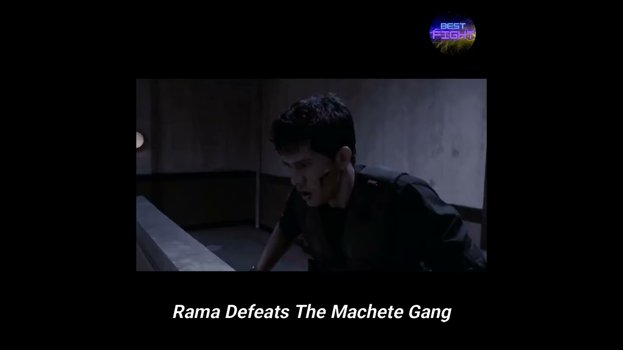 Rama Defeats The Machete Gang  😮😮 #bestfight  #bestfightscene  #movieclips  #theraid   #shorts