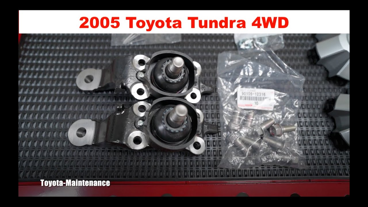 How to replace lower ball joints on Toyota Tundra