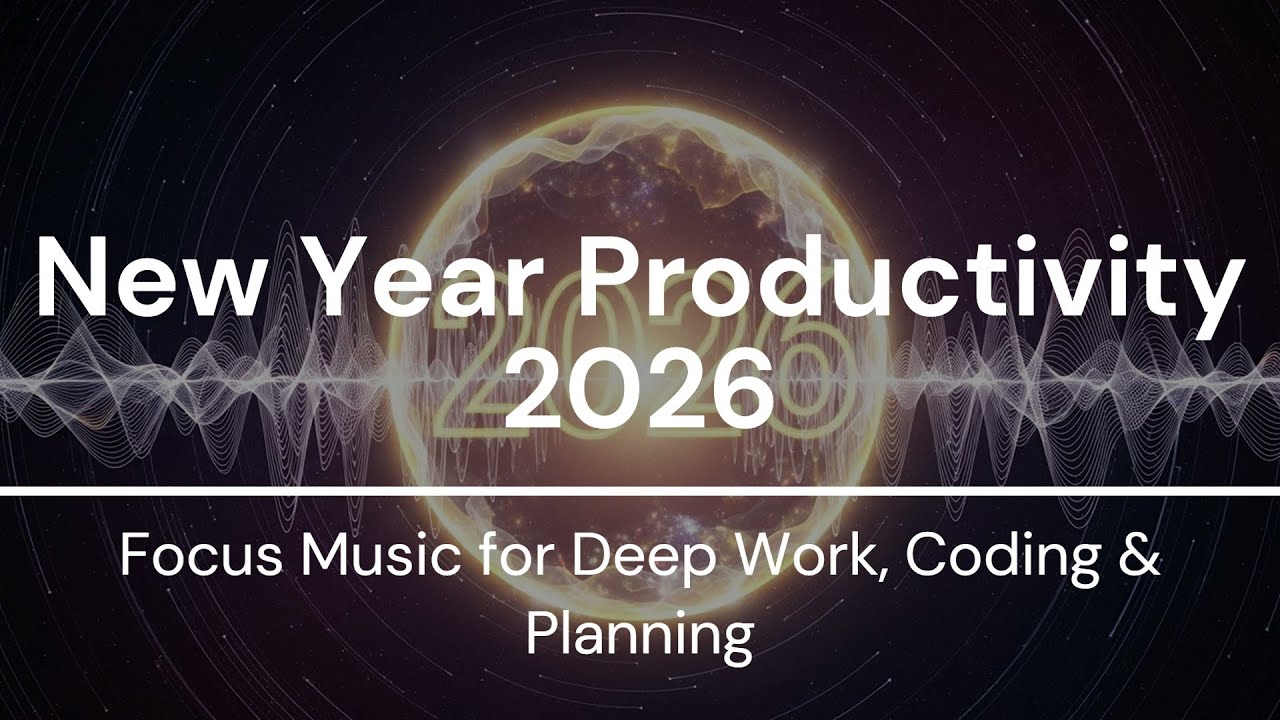 New Year Productivity 2026 | Focus Music for Deep Work, Coding & Planning