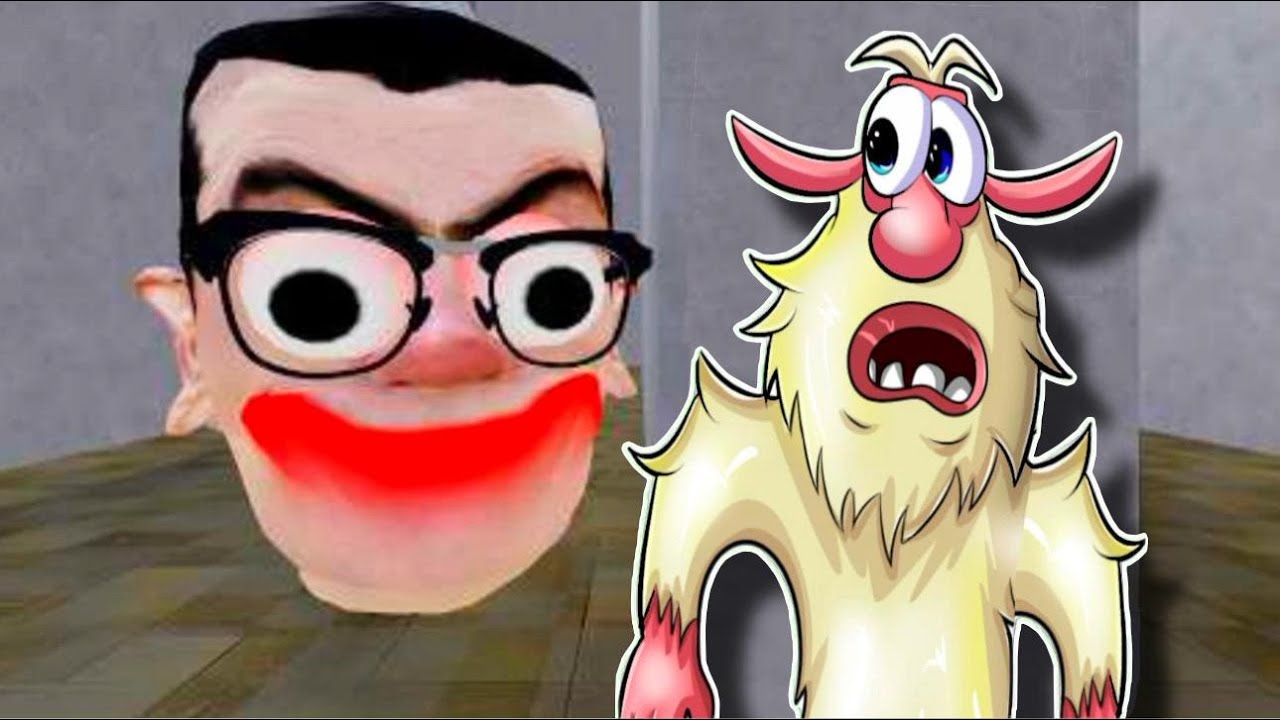 Booba играет в Roblox: Побег от мистера Хэда #roblox #buba