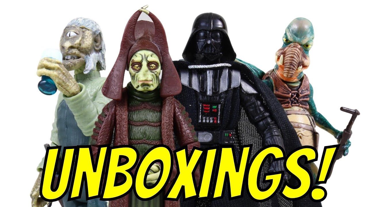 The Worst Darth Vader Figure? Unboxing Old Star Wars Figures!