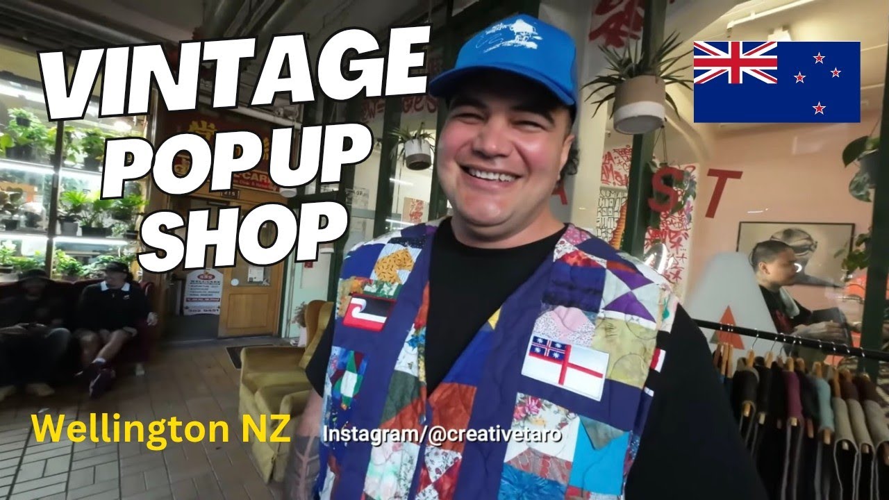 Vintage Pop up Shop #wellingtonnz #vintagepopup #vintageclothes #polytube #nzvlog