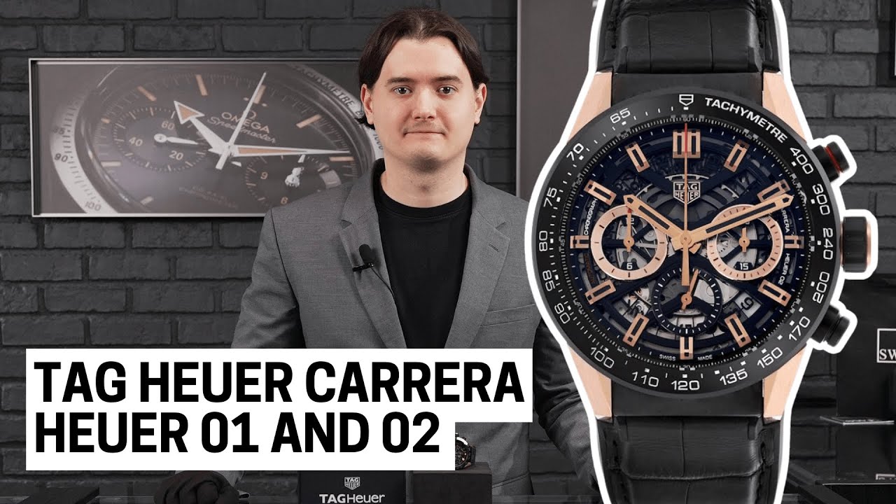 TAG Heuer Carrera Heuer 01 and 02: Steel & Rose Gold Stunners | SwissWatchExpo