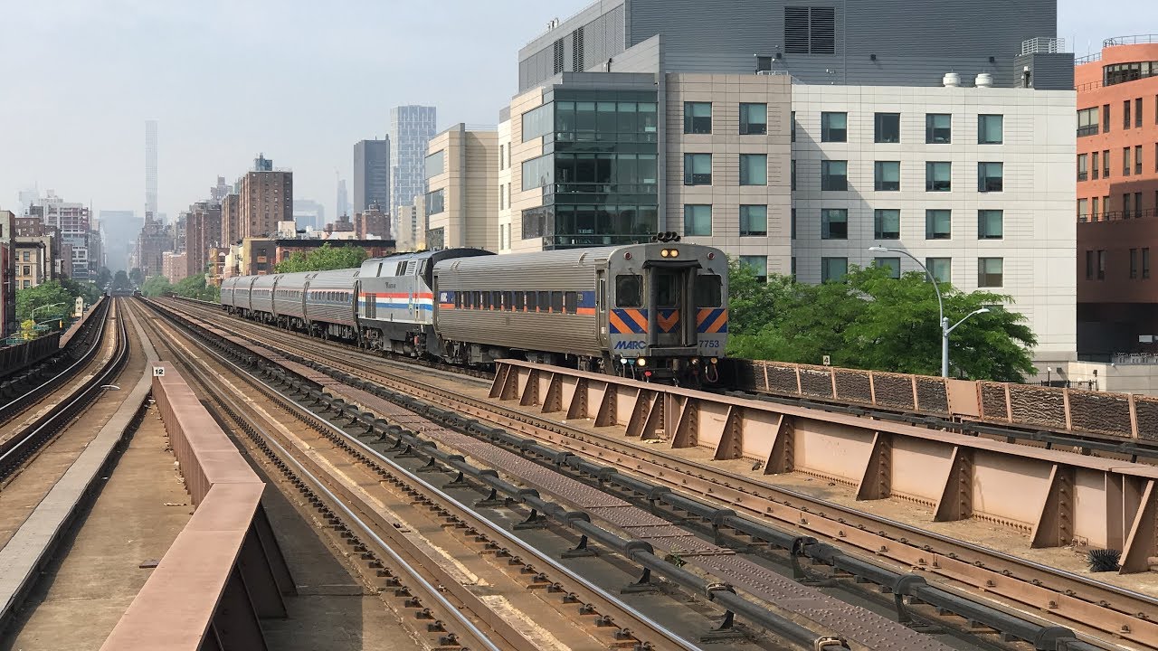 Amtrak HD 60fps: Round 2 of Empire Corridor Service into NYG @ Harlem-125th Street (5/29/18)
