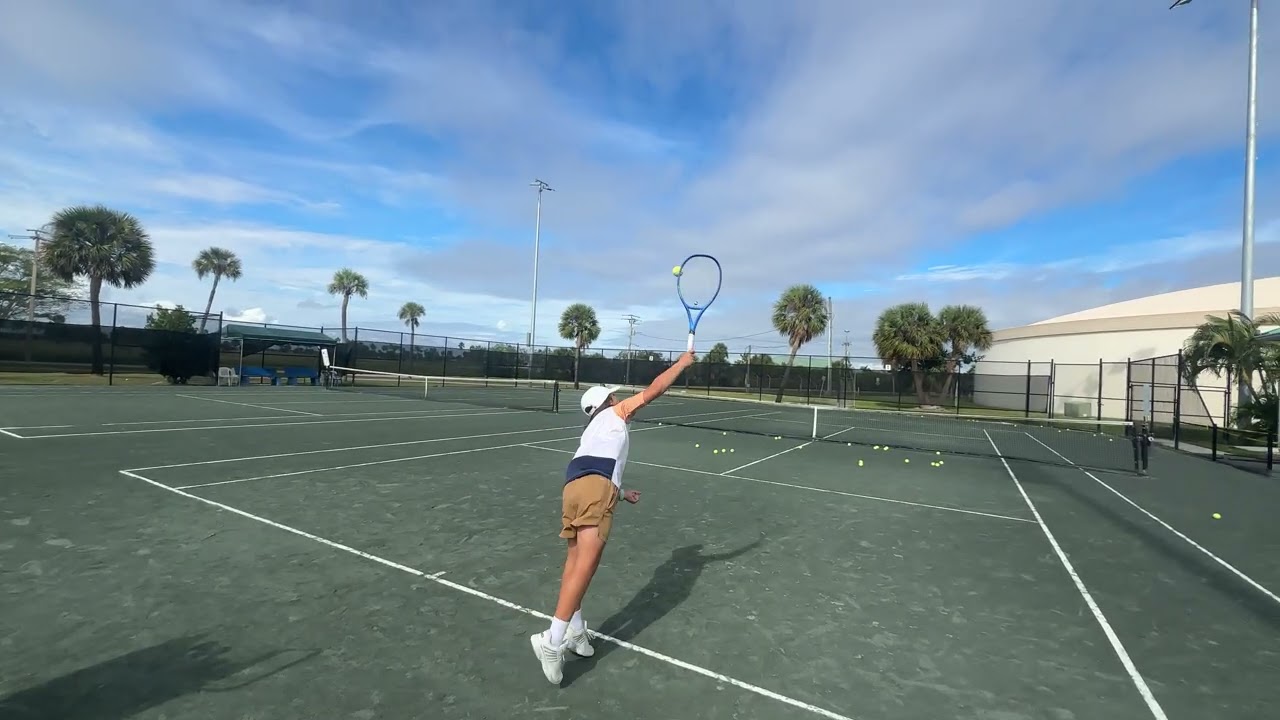 I’m working on my kick serve