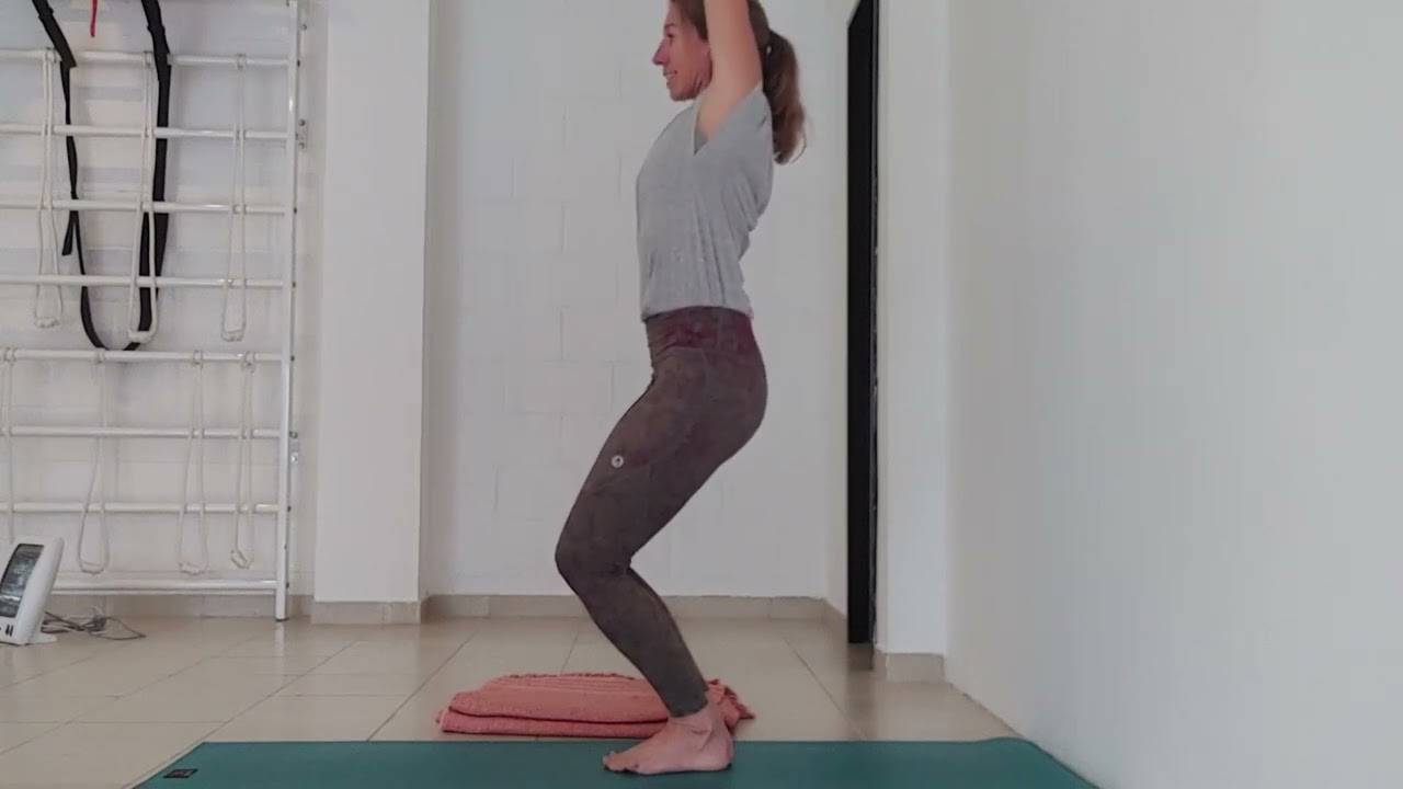Práctica Yoga Iyengar - extensión de la columna