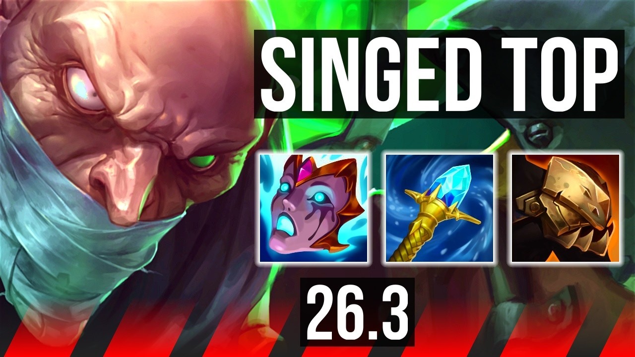 SINGED vs SETT (TOP) | 5k gold comeback | KR Diamond | 26.3