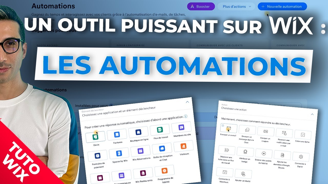 Créer des automations avec votre site Wix (Tutoriel Wix 2022)