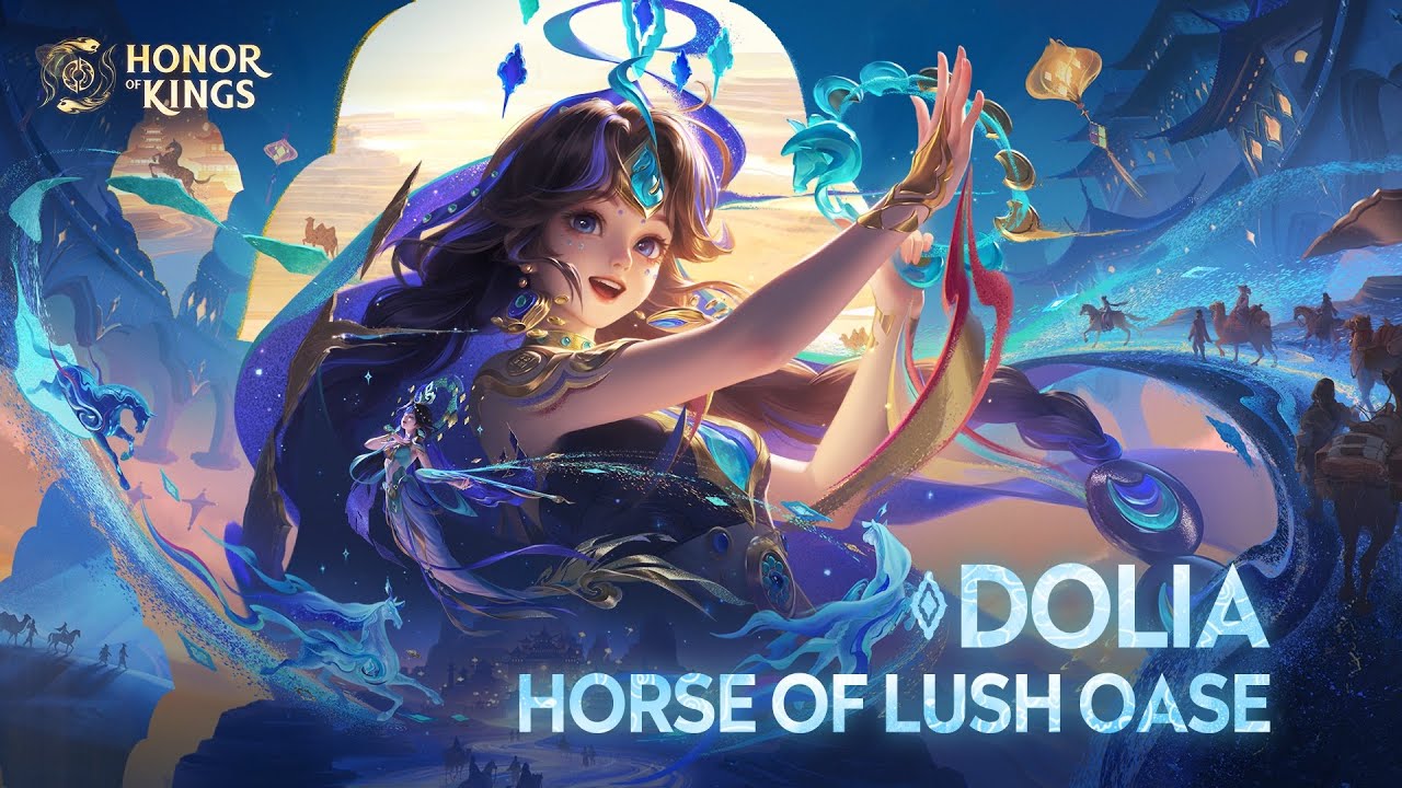 Horse of Lush Oases Dolia | Skin Showcase | Honor of Kings Indonesia 