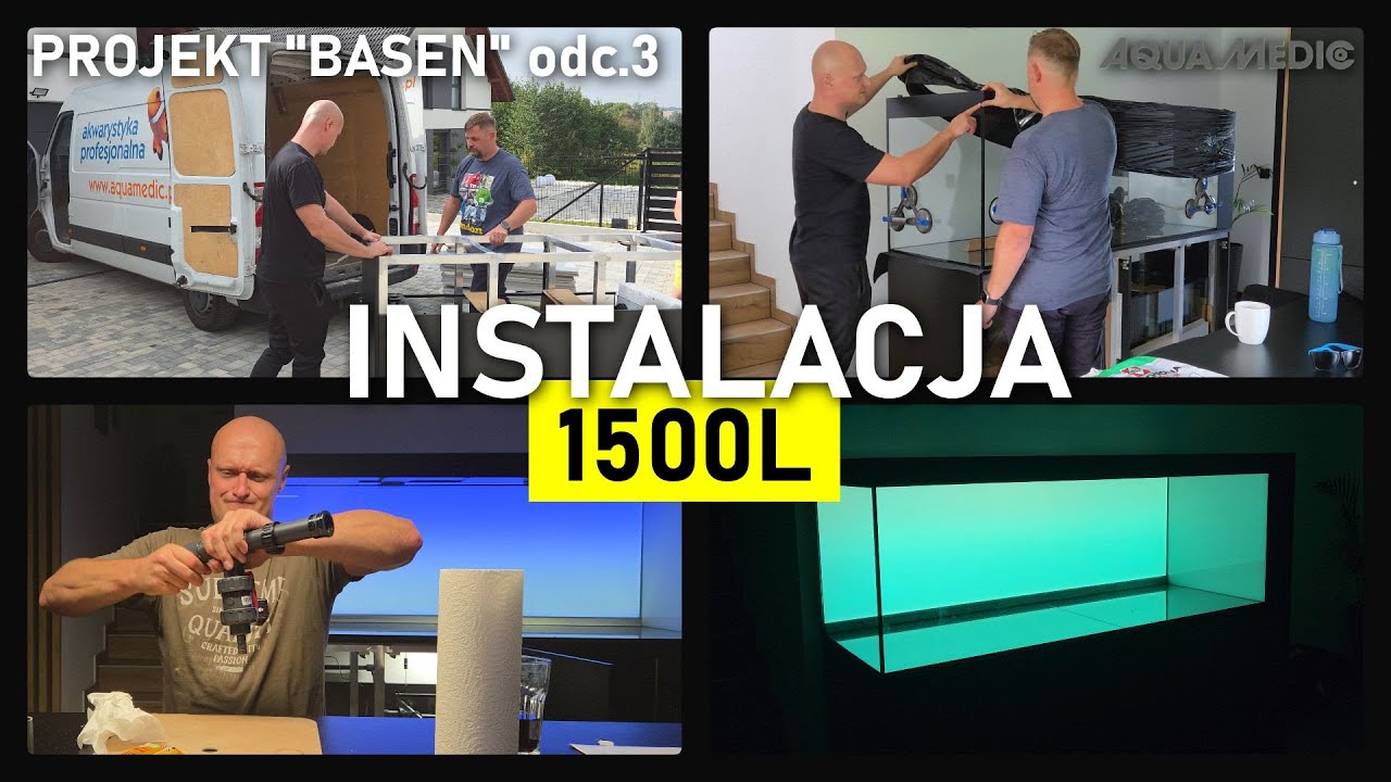 Akwarium 1500L  - Instalacja, Hydraulika, Sprzęt - Project 