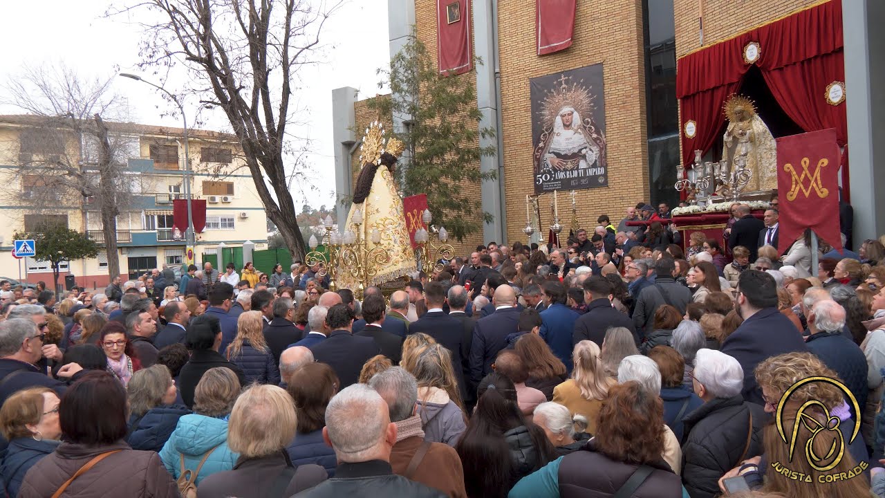 Se hizo HISTORIA en Alcosa (Sevilla): La Peregrina de Valencia visitó a la Madre de los Desamparados
