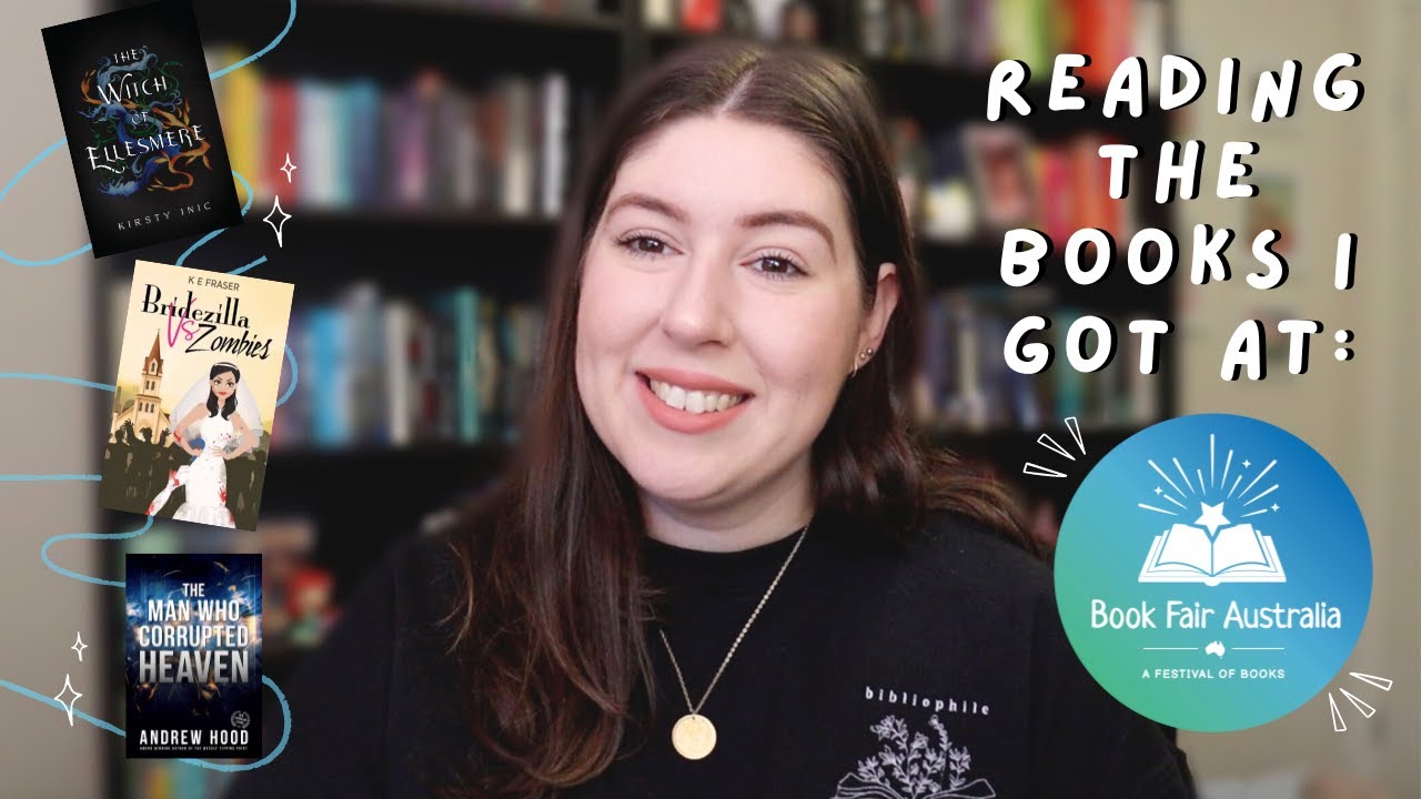 Reading Vlog: Book Fair Australia books 💜 #Booktube #BookFairAus