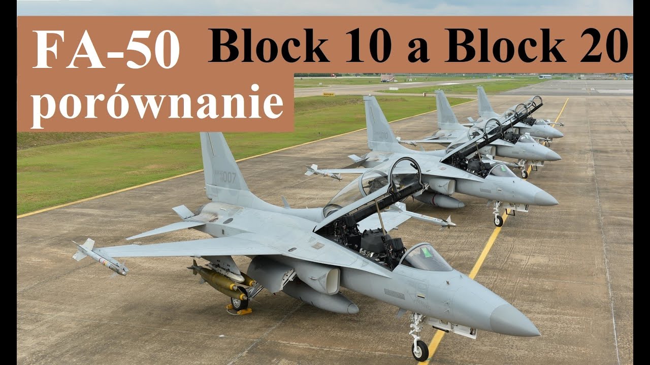 FA-50: Block 10 a Block 20 - porównanie i różnice