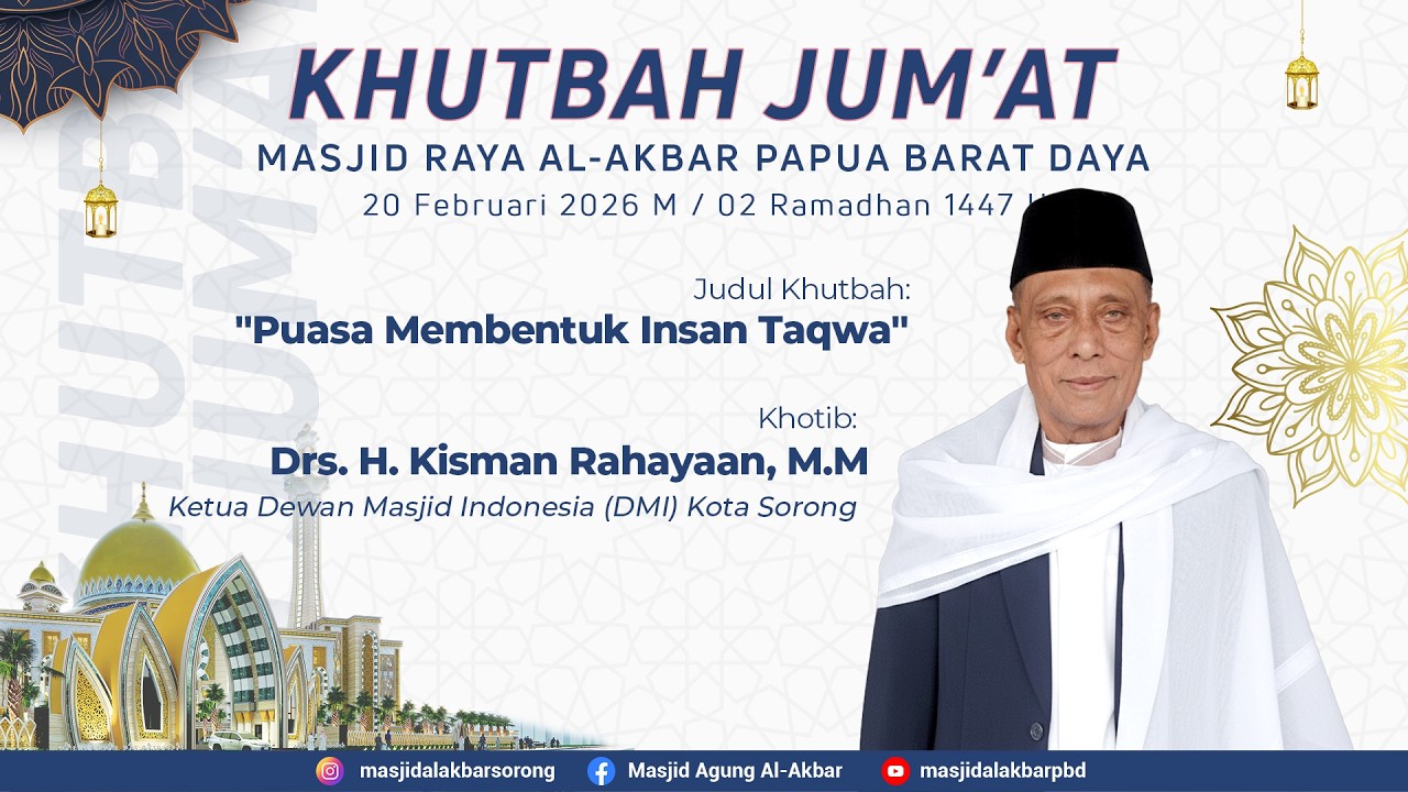 Puasa Membentuk Insan Taqwa - Drs. H. Kisman Rahayaan, M.M