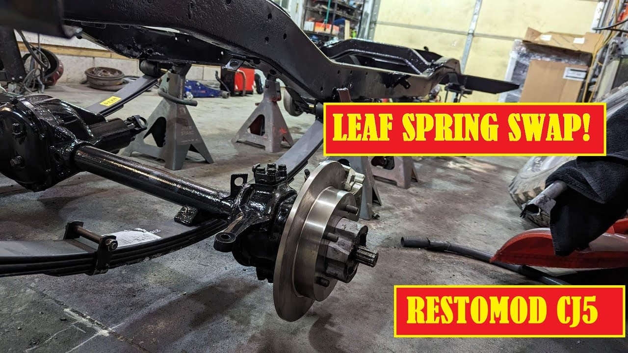 I RESTORED my Willys frame and YJ Leaf spring conversion