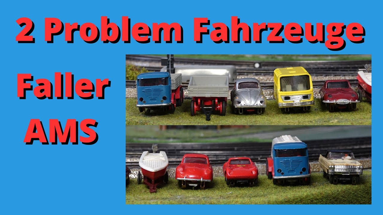 Faller AMS, 2 Problem Autos, die anderen 6 fahren wieder!?