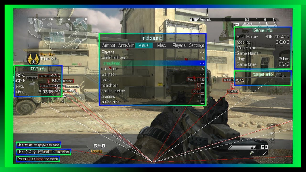 COD Ghosts Offline Menu Rebound [ Offline Use Only]