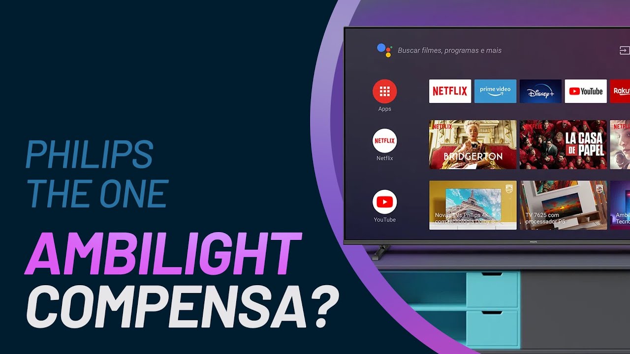Philips The One de 65 polegadas: o Ambilight 