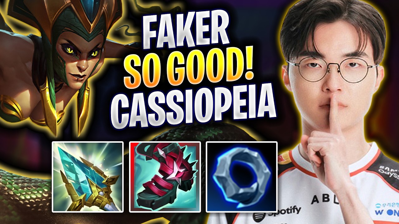 FAKER IS SO GOOD WITH CASSIOPEIA! - T1 Faker Plays Cassiopeia MID vs Ryze! | Season 2026
