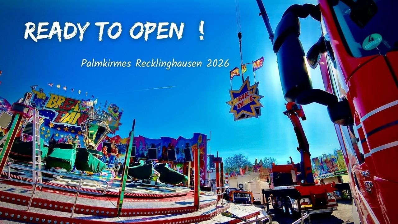 Palmkirmes Recklinghausen 2026: STARTBEREIT! 🎡 Final Setup & Lights On! (Tag 4) ✨