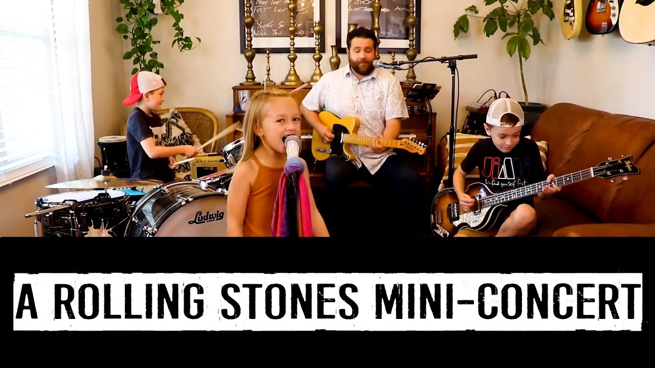 Colt Clark and the Quarantine Kids play a Rolling Stones Mini-Concert