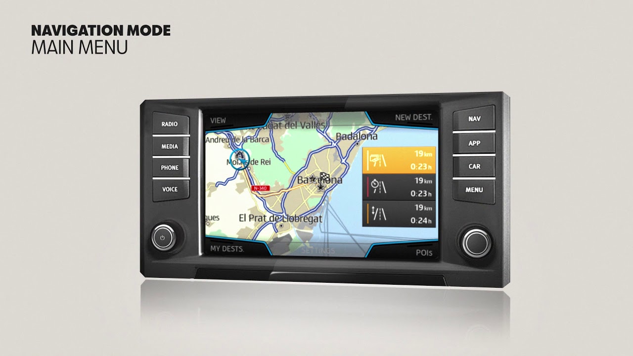 Navigation Mode: Infotainment Navigation System - SEAT Ateca 2019 | SEAT