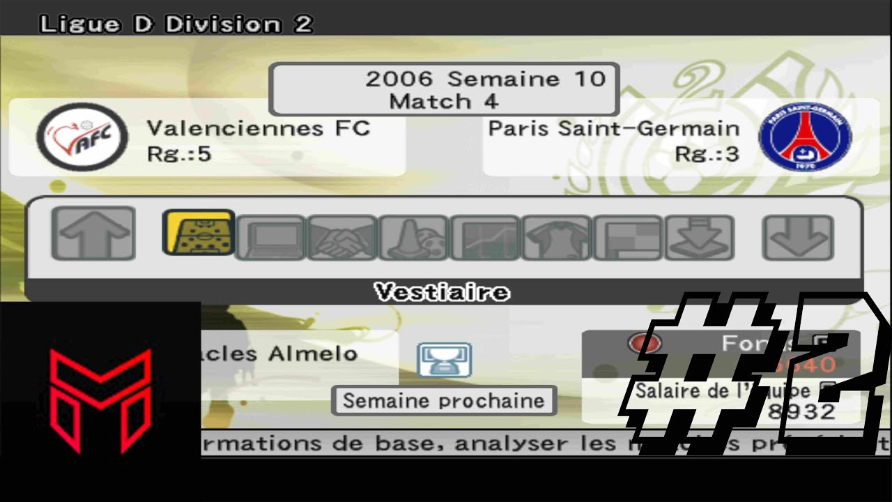 Ligue des masters | PES 6 épisode 2 - Le PSG a du mal ?!