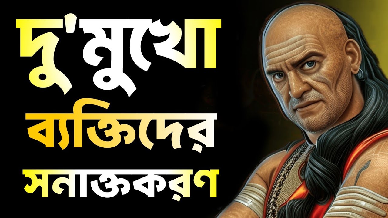 দুমুখো ব্যক্তিদের সনাক্তকরণ | Bengali Motivational Video By Acharya Chanakya