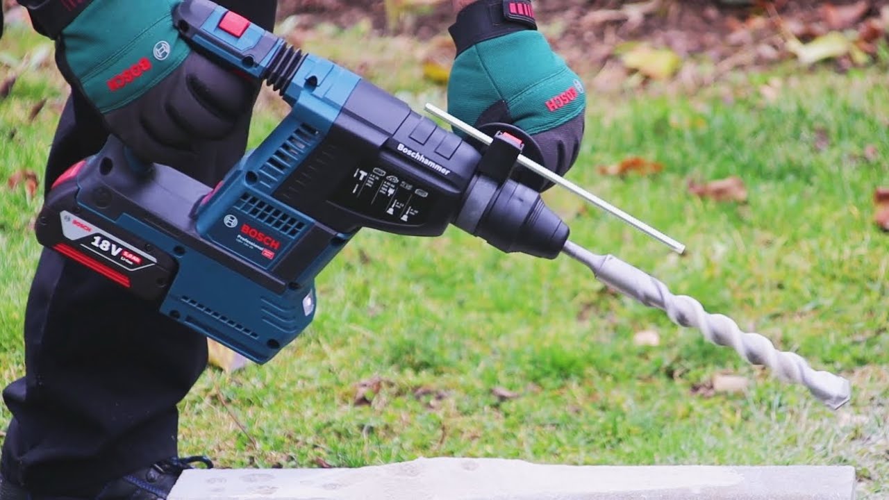 Testing the Bosch GBH 18V-26 cordless Rotary Hammer
