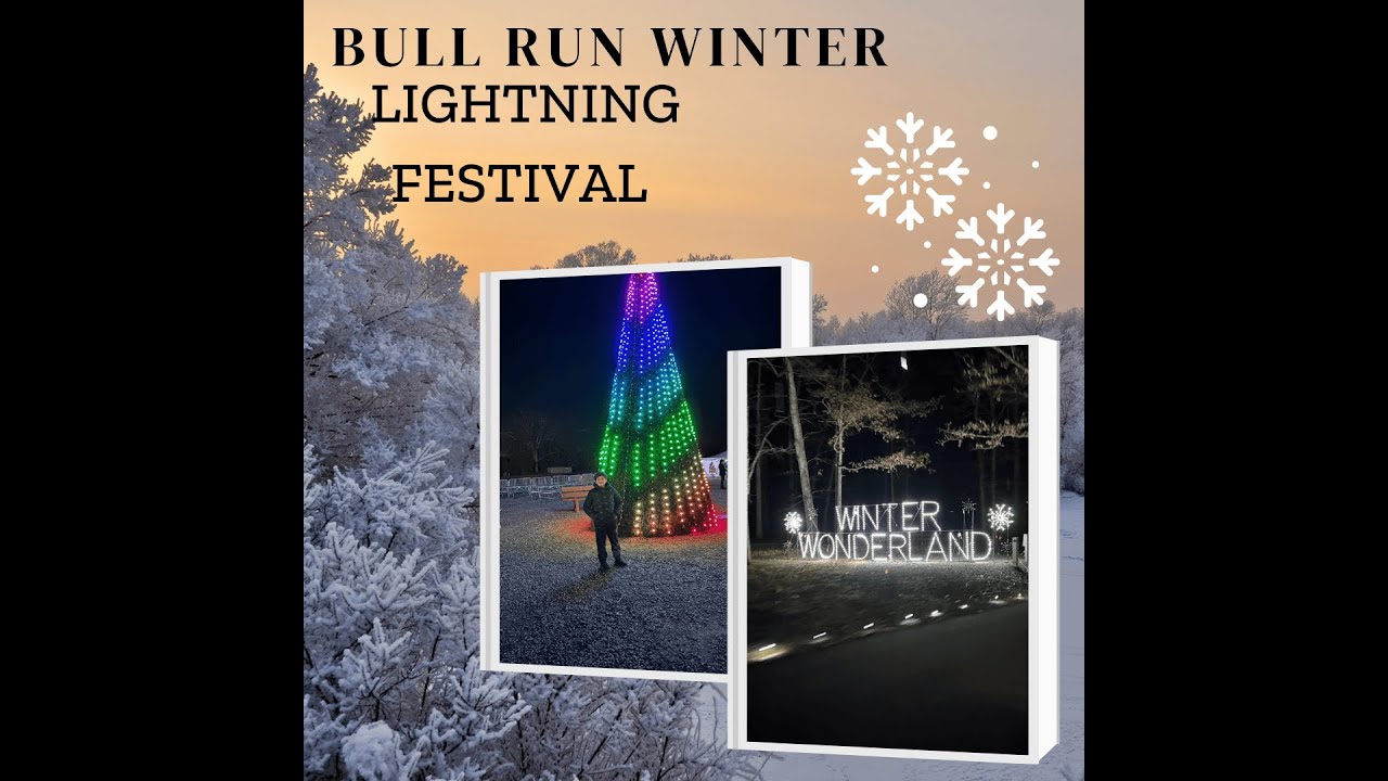 BULL RUN LIGHTS FESTIVAL 24-25 WINTER | FAIRFAX VIRGINIA USA #park #trail #atlantic #dome
