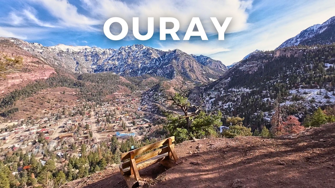 Winter Trail Run on the Ouray Perimeter Trail | Colorado Mountains