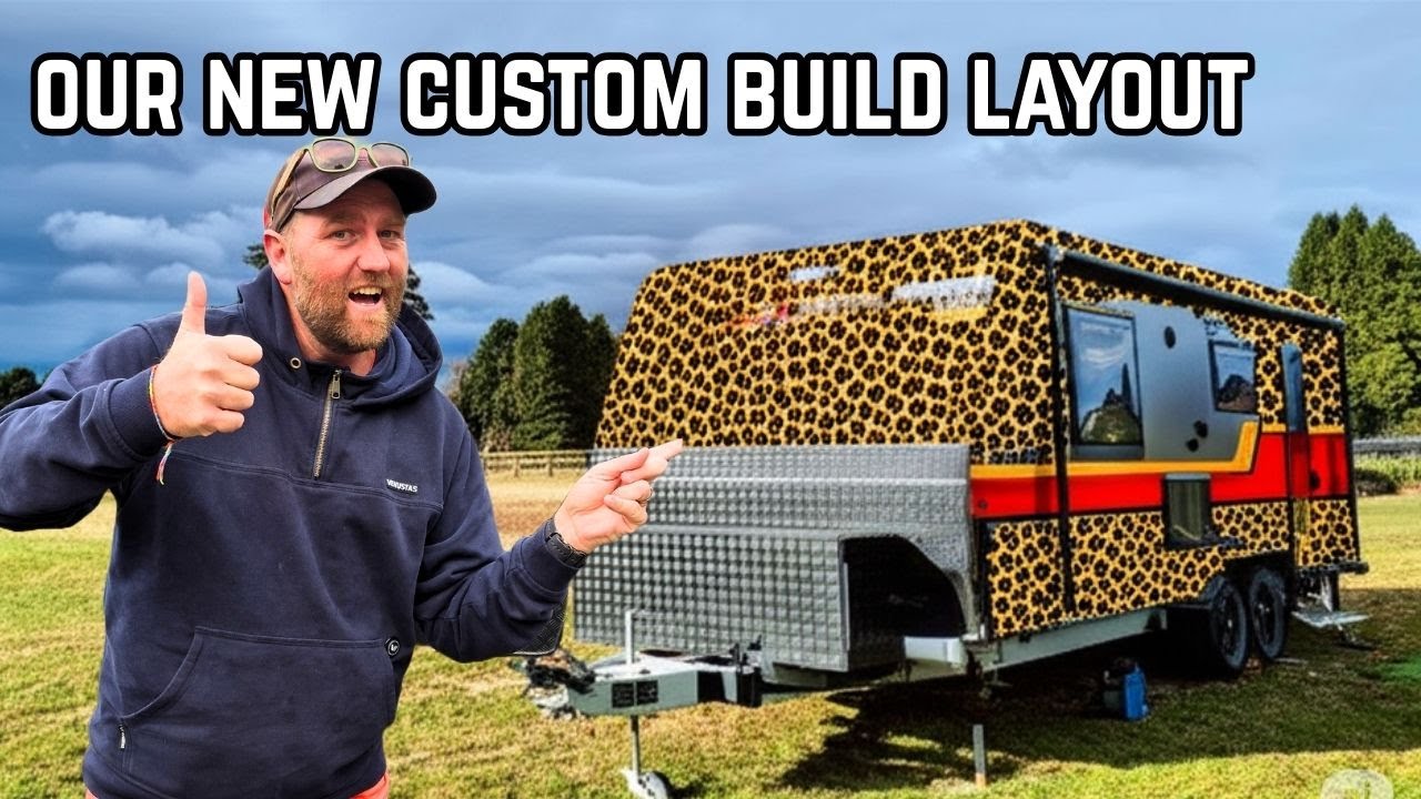 Our custom build caravan LAYOUT reveal. Family Van  What are we doing?