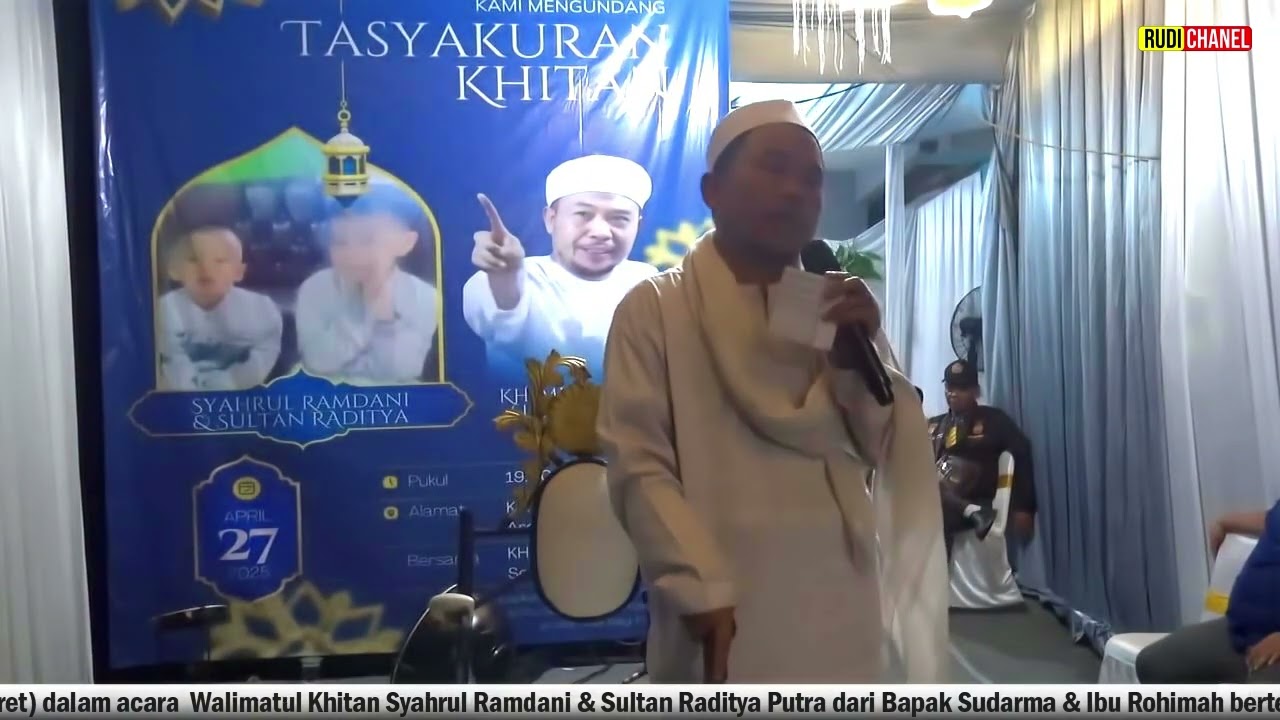 CERAMAH KH.MUHIDIR HASBI  [ UST. SEBRET ] Tasyakuran khitan syahrul ramdani &sultan raditiya