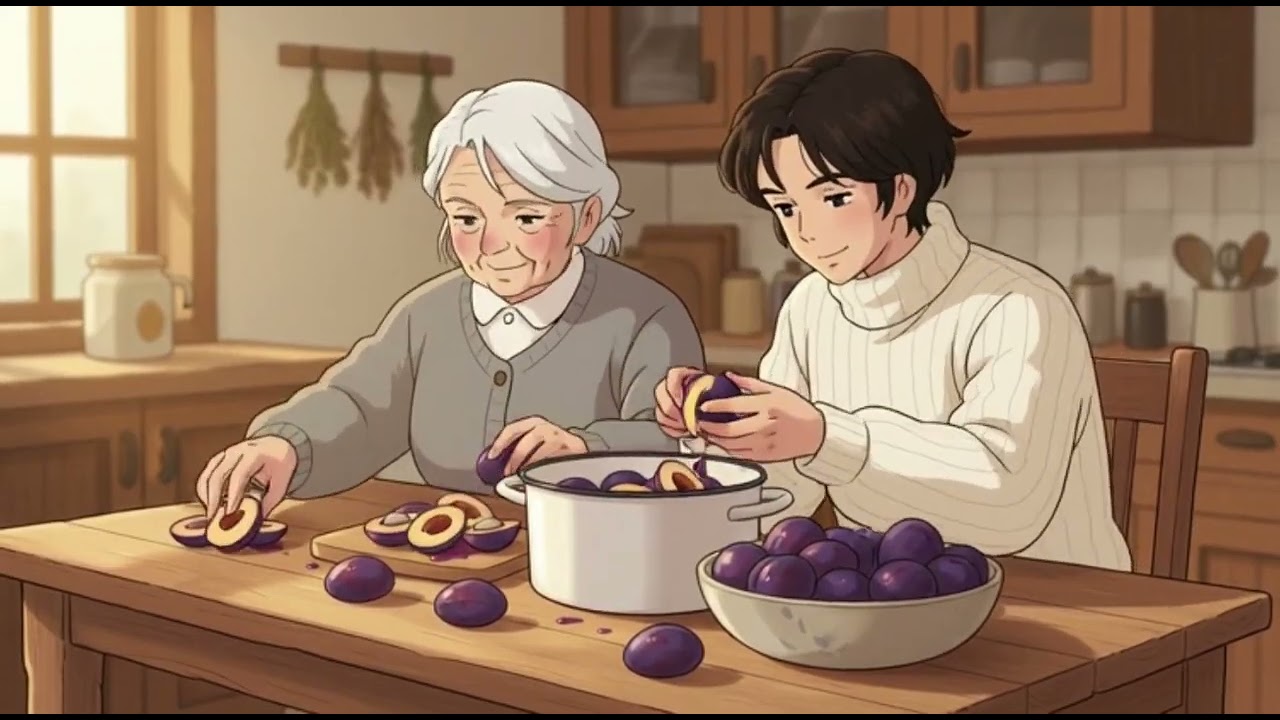 A Rainy Afternoon in Grandmother's Kitchen — Slow Cooking, Warm Tea & the Quiet of an Old Home 🍵