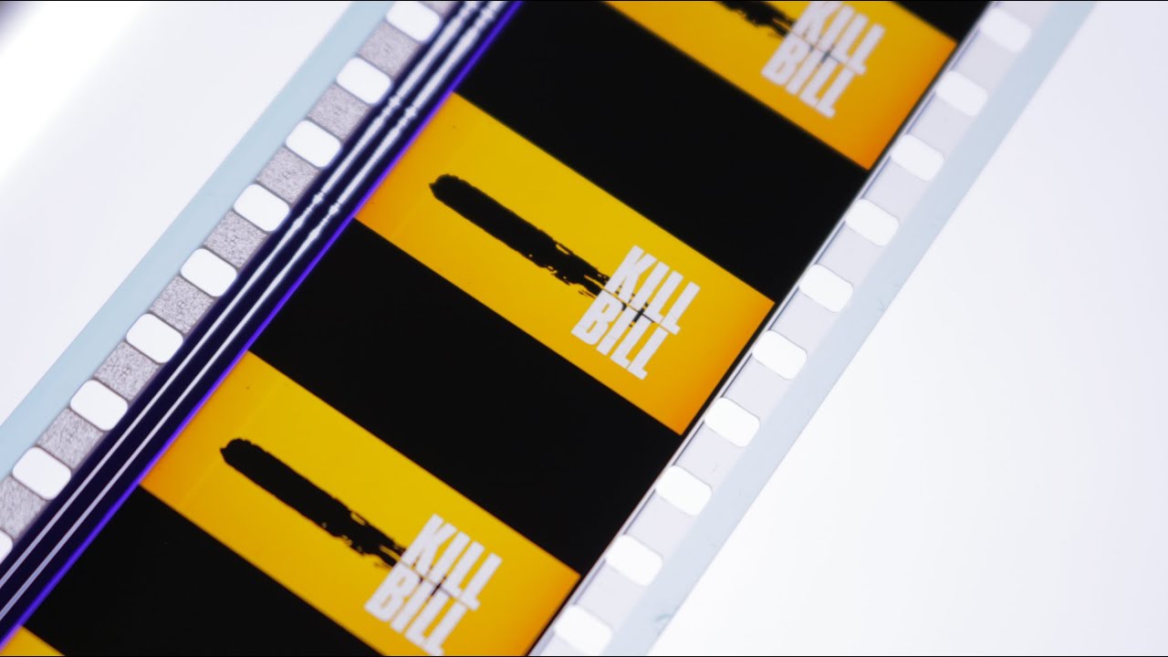 Original KILL BILL VOLUME 1 trailer on 35mm film! #killbill