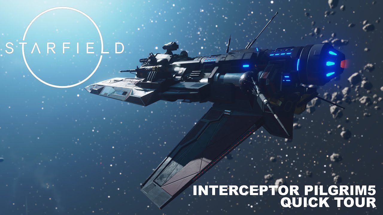 STARFIELD | Interceptor Pilgrim5 - Quick Tour | PC 4K • RTX3080 Ti 
