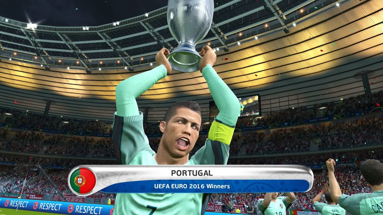 PES 2016 Portugal vs France Euro 2016 Final (1-0)