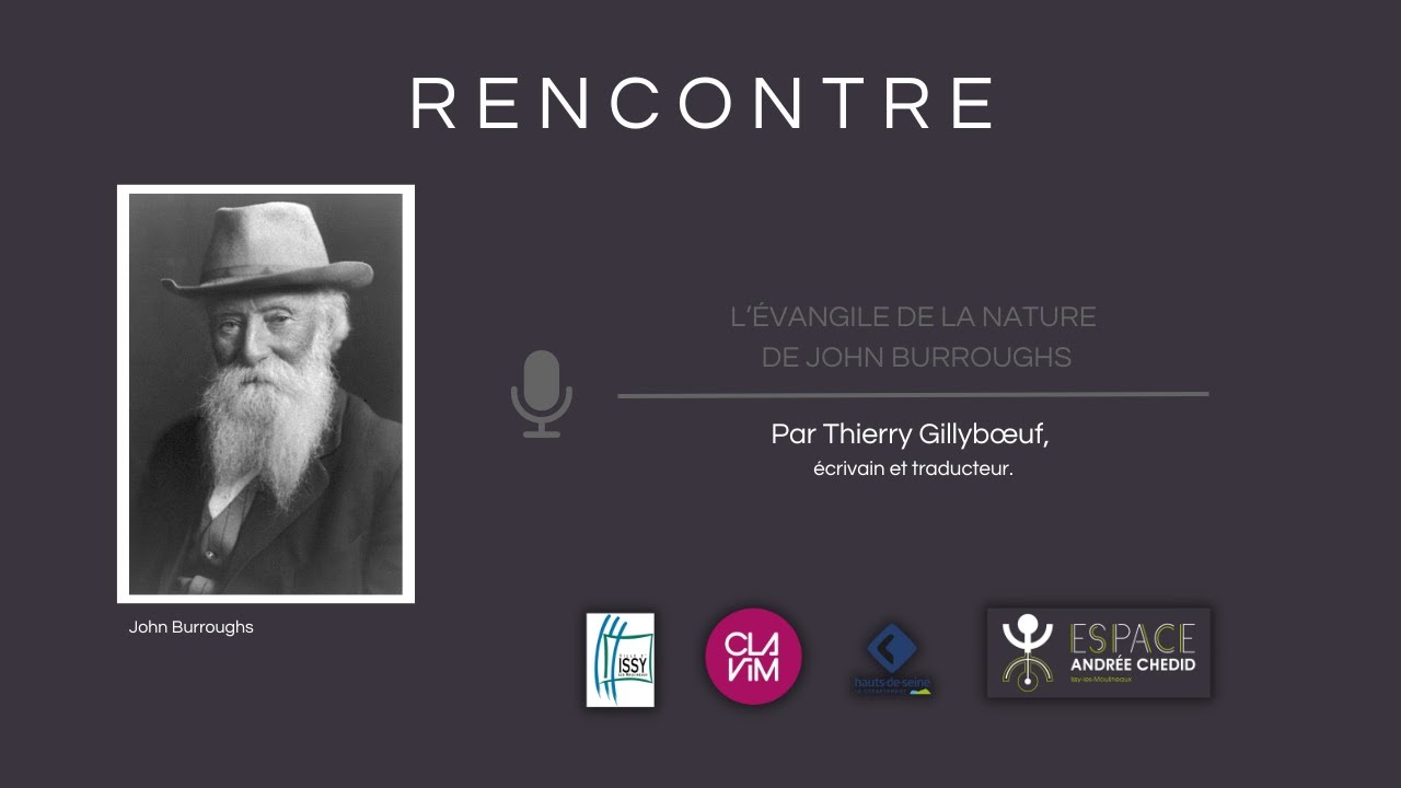Conférence : L'évangile de la nature de John Burroughs