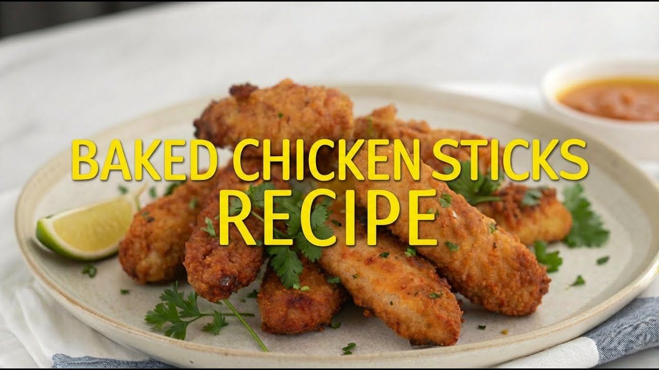 Crispy Baked Chicken Sticks | Easy Protein Snack in 15 Minutes!