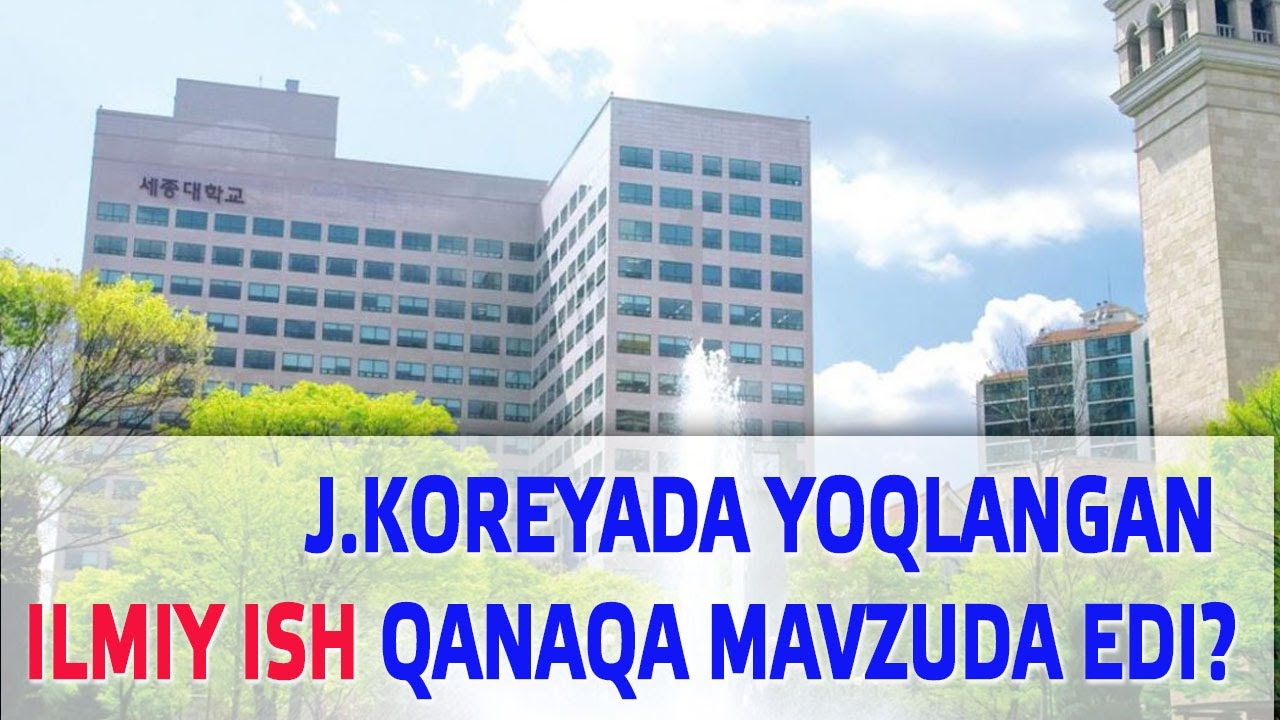 J.Koreda yoqlangan ilmiy ish qanaqa mavzuda edi?